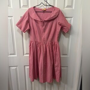 Bernie Dexter Classic Red Gingham Dress